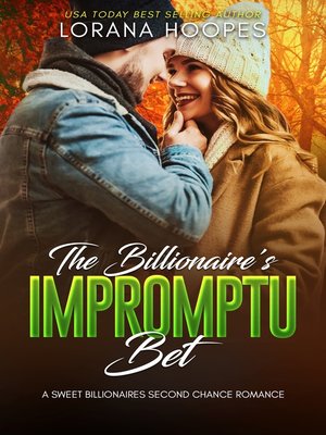 cover image of The Billionaire's Impromptu Bet